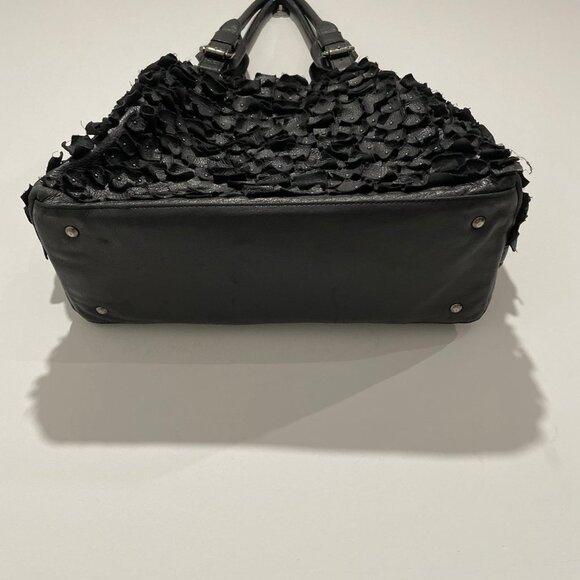 Kenneth Cole Black Bag with Floral Patterns - Picture 5 of 16